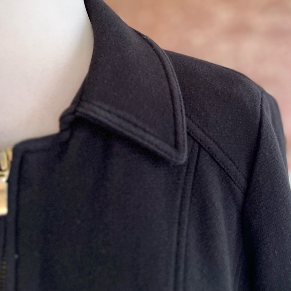 INC International Concepts Black Knit Full Zip Jacket M - Picture 4 of 15